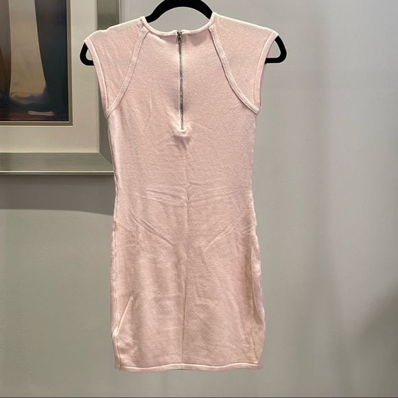 [S]✨NWOT✨FOREVER21✨BUBBLEGUM PINK THICK STRETCHY BODY-CON DRESS - Picture 3 of 7